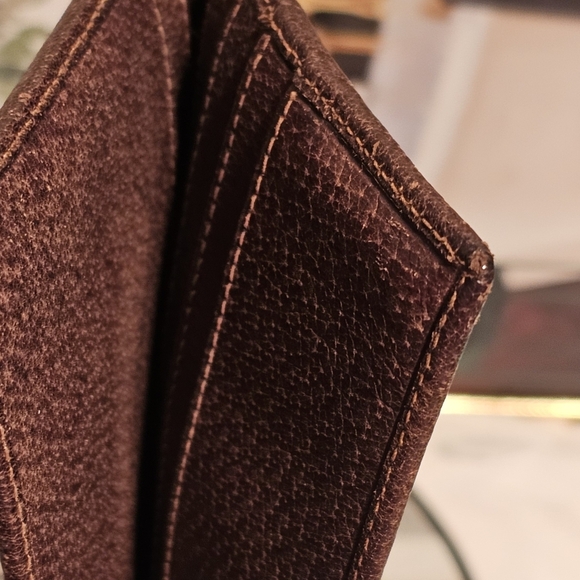 Vintage Gucci GG PVC Leather Bifold Long Wallet - COA - Picture 4 of 12